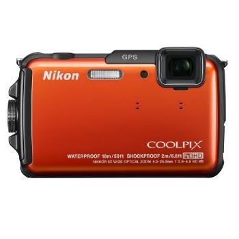 Nikon COOLPIX AW110 Orange Waterproof Digital Camera
